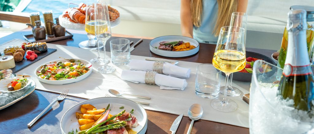 multi-course lunch and suitable beverages. Luxury vacation at sea - Viking Travel