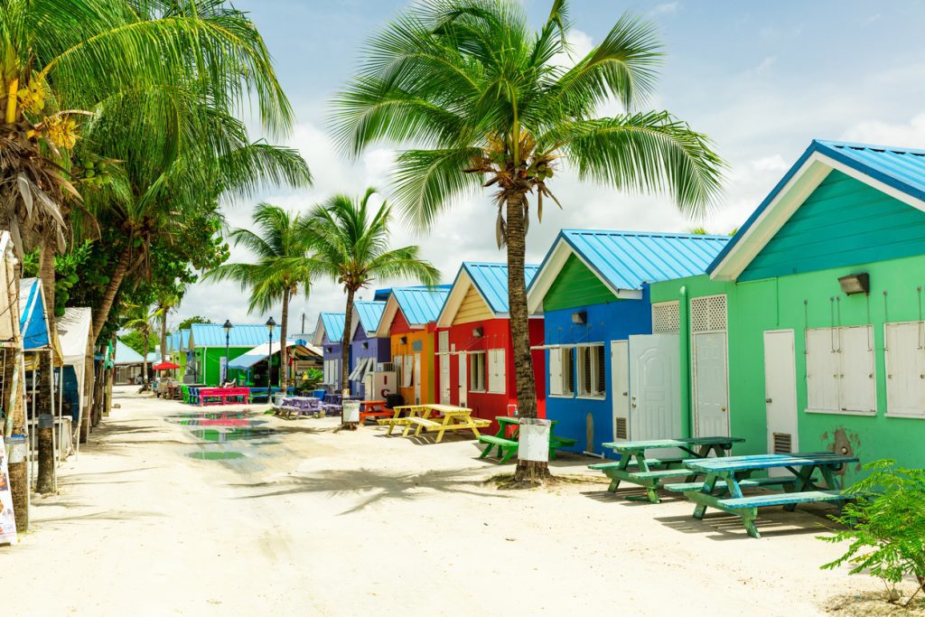 Colourful houses on the tropical island of Barbados - Viking Travel 