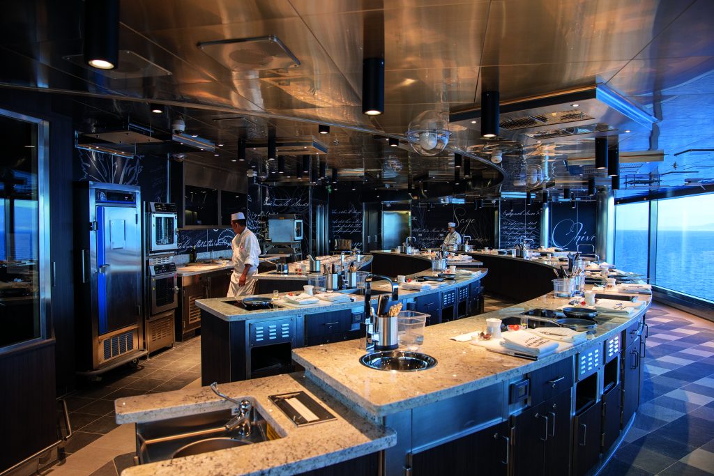 SPL Culinary Arts Kitchen on Regent Seven Seas - Viking Travel